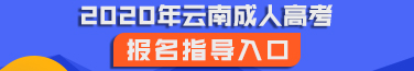 2020年云南成人高考報(bào)名報(bào)考網(wǎng)址匯總！