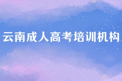 云南成人高考培訓機構
