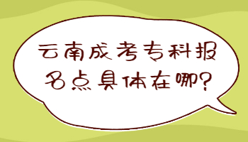 云南成考?？茍竺c