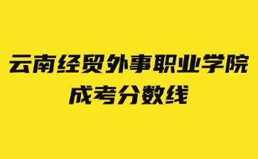 2024年云南經(jīng)貿(mào)外事職業(yè)學(xué)院成考錄取分?jǐn)?shù)線？