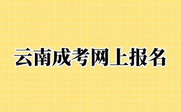 2024年云南成考網(wǎng)上報名可以進行補報嗎？